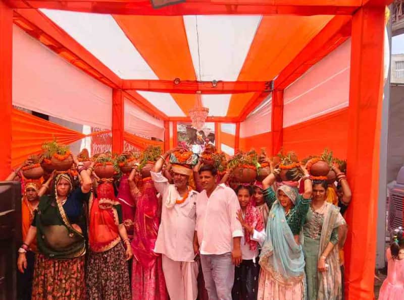 नीलकंठ महादेव मंदिर में प्राण प्रतिष्ठा शिव महापुराण कथा शुभारंभ