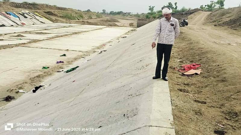 मांगरोल नहर सुधार कार्य में अनियमितताओं पर किसानों ने कार्रवाई की मांग