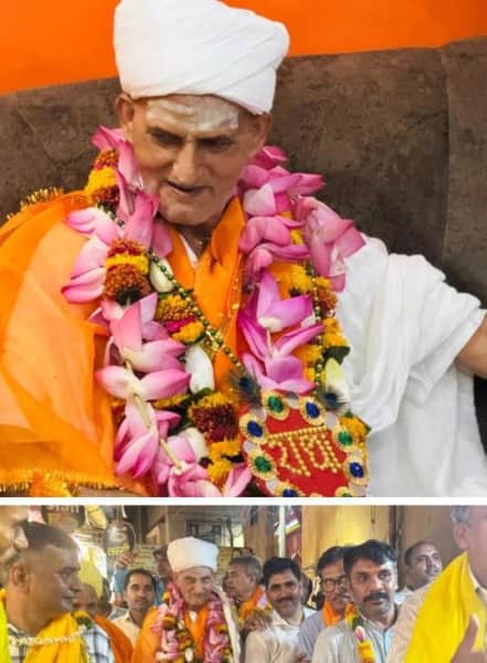 वृन्दावन में संत तुलछाराम महाराज का भव्य स्वागत समारोह आयोजित