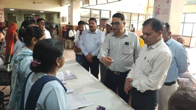 बूंदी अस्पतालों का औचक निरीक्षण, स्वास्थ्य व्यवस्थाओं पर सख्त निर्देश जारी