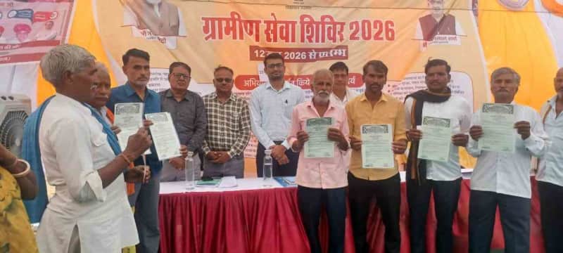 ईश्वरपुरा ग्रामीण सेवा शिविर में किसानों ने उठाई नहर समस्या