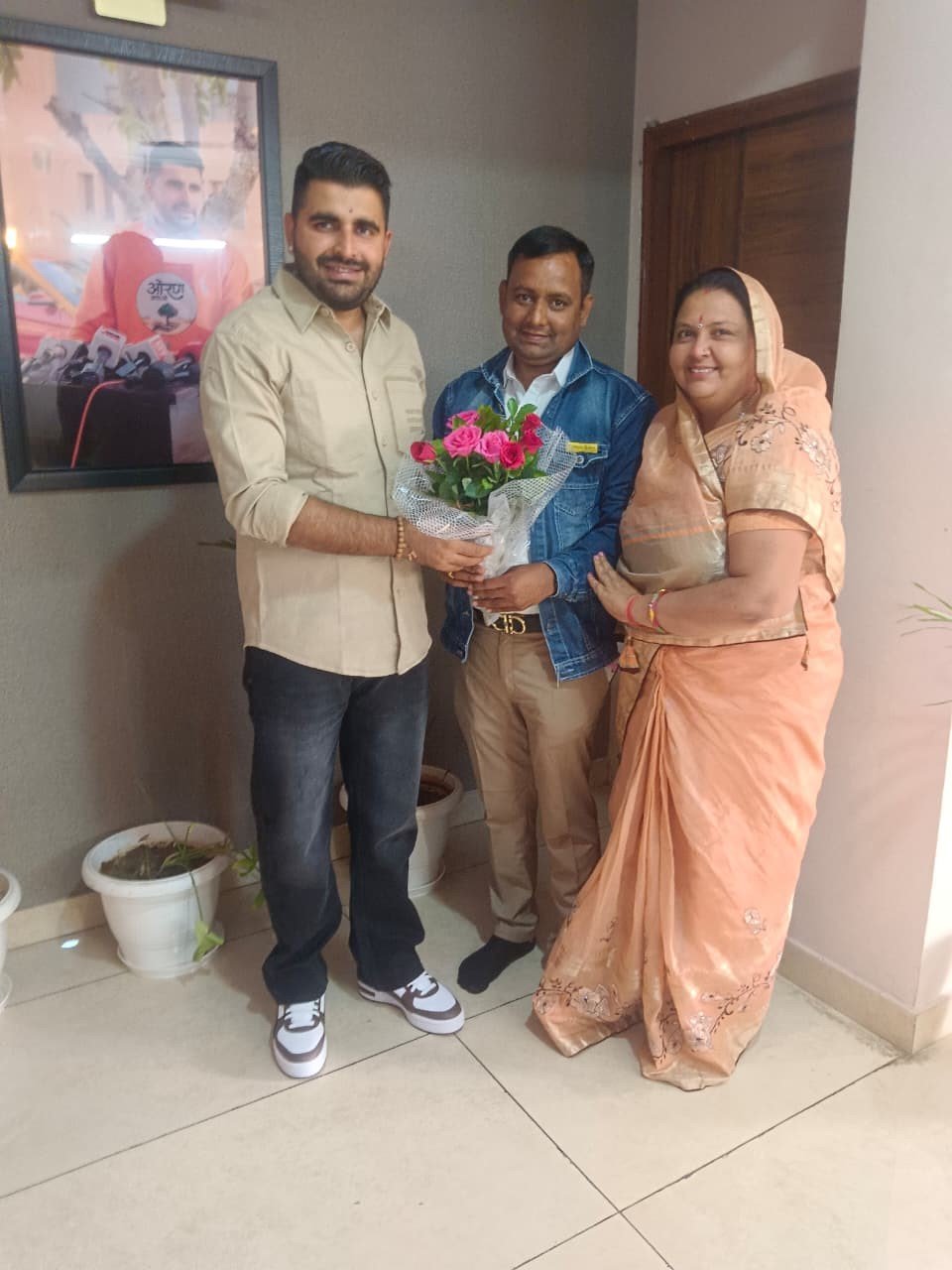 राष्ट्रीय अध्यक्ष चंद्रा दाधीच और युवा विधायक रविन्द्र सिंह भाटी की मुलाकात – महिला सशक्तिकरण और राष्ट्र निर्माण पर चर्चा