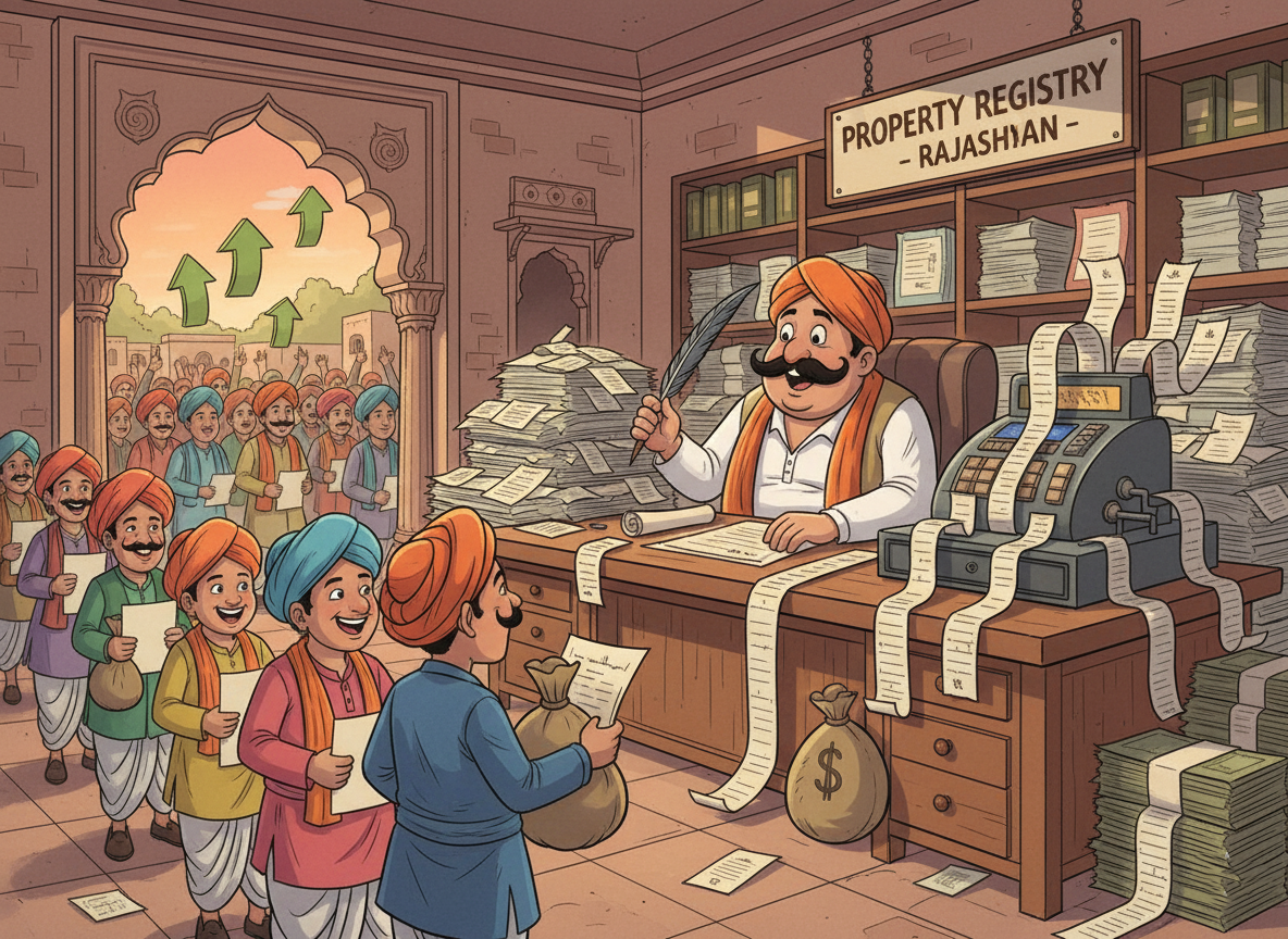 राजस्थान में प्रॉपर्टी रजिस्ट्री महंगी: सरकार ने 6 साल बाद कंस्ट्रक्शन कॉस्ट बढ़ाई