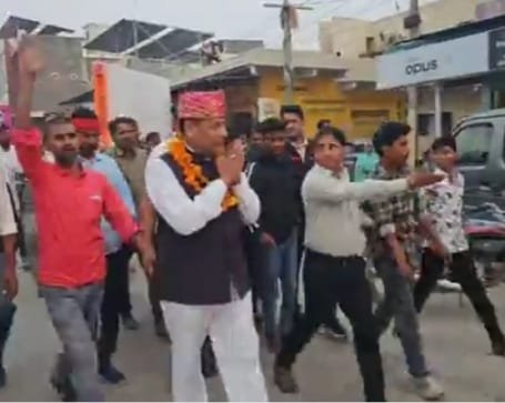 सीसवाली में विधायक प्रमोद जैन भाया का अभूतपूर्व स्वागत