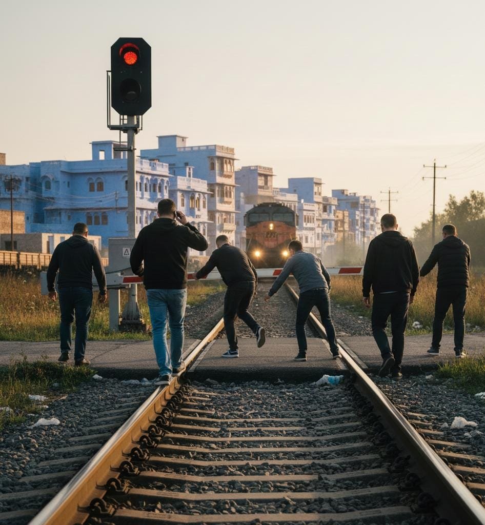 Railway Track Crossing Penalty Jodhpur: रेलवे ट्रैक पार करने पर 483 लोग पकड़े गए, RPF का सख्त अभियान जारी