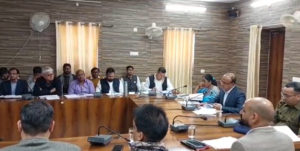 संभागीय आयुक्त शक्ति सिंह राठौड़ टोंक बैठक