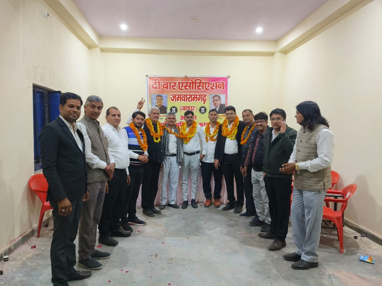 जमवारामगढ़ बार एसोसिएशन चुनाव 2025: सभी पदाधिकारी निर्विरोध चुने गए