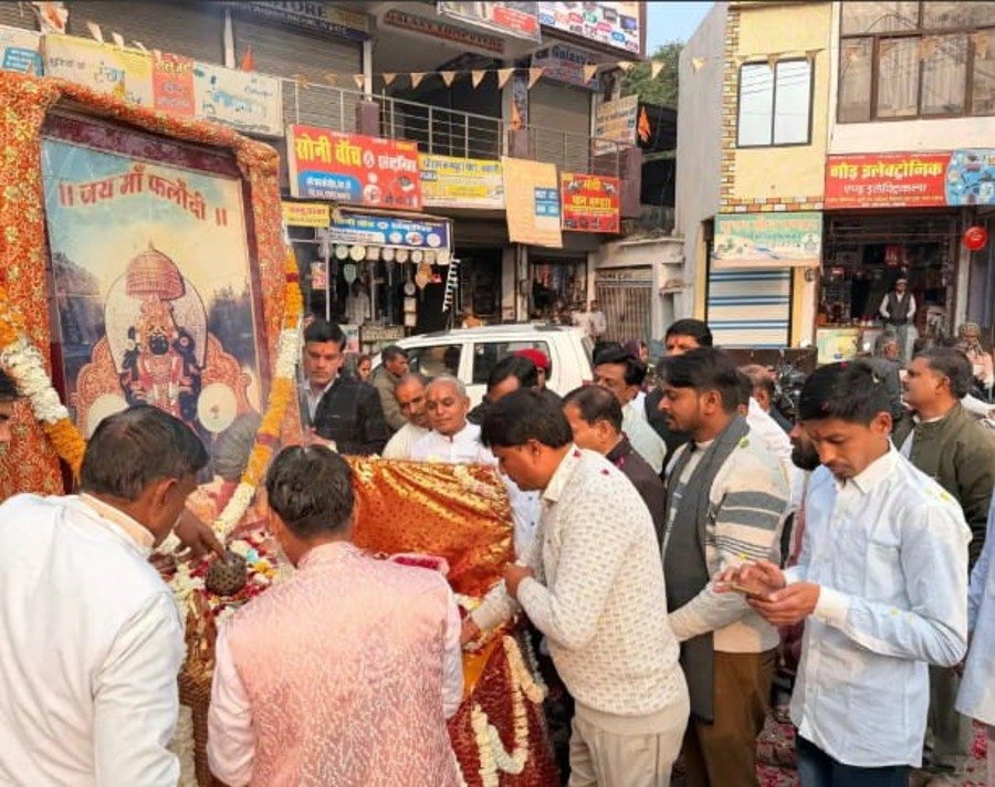 फलोदी माता शोभायात्रा बकानी 2026: बसंत पंचमी पर मेडतवाल वैश्य समाज ने निकाली भव्य यात्रा, सामाजिक समरसता का दिया संदेश