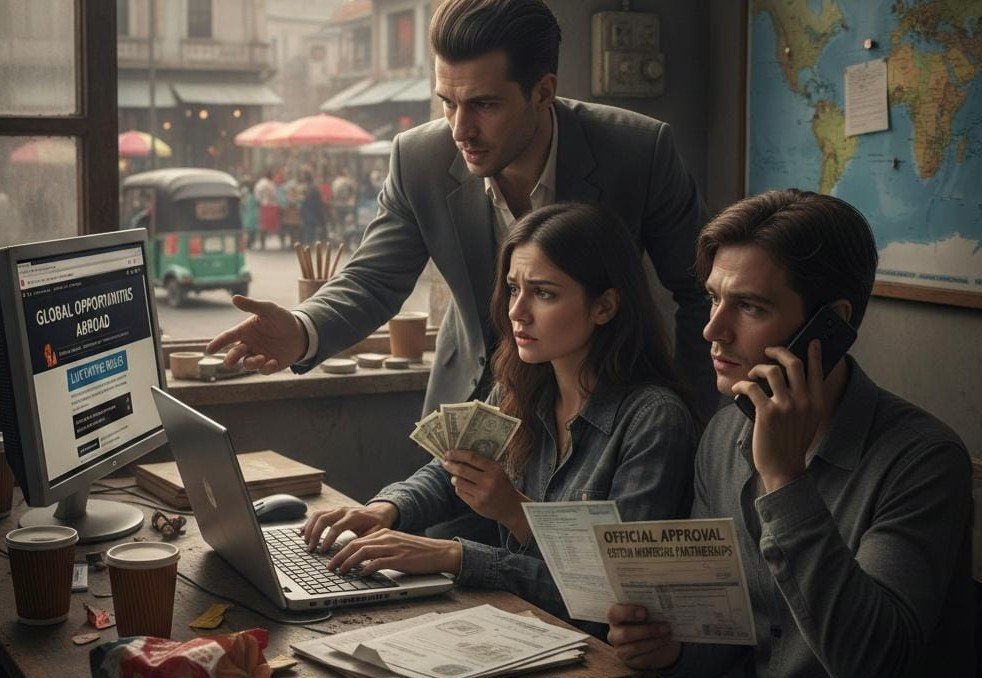 foreign job fraud: विदेश में नौकरी का झांसा देकर लाखों की ठगी, जोधपुर दंपति को विदेश जेल और बंधक बनाकर रखा